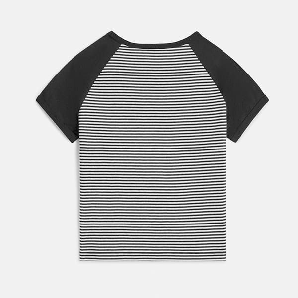 セリーヌ トリオンフ ストライプ コットン tシャツ 偽物 2x48n615z.38by