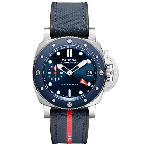 パネライ 偽物 サブマーシブル gmt ルナ・ロッサ チタニオ pam01507