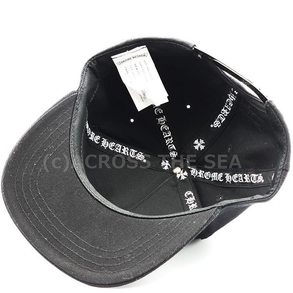 【手元に在庫有】クロムハーツ セメタリークロス 偽物 waxed denim baseball キャップ