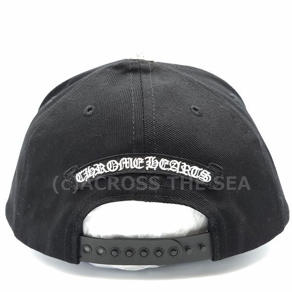 【手元に在庫有】クロムハーツ セメタリークロス 偽物 waxed denim baseball キャップ