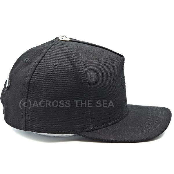 【手元に在庫有】クロムハーツ セメタリークロス 偽物 waxed denim baseball キャップ