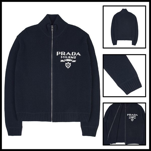 プラダ ウール カシミヤ カーディガン 偽物 pd11203