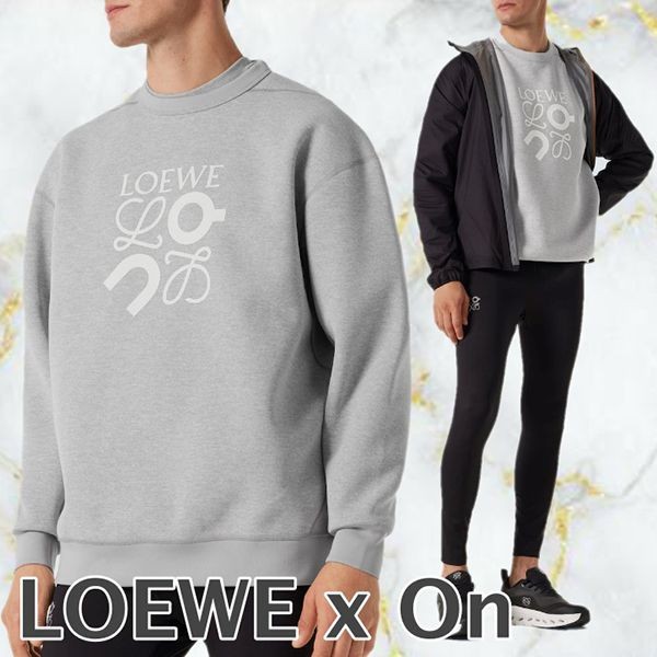 【関税・送料込】【ロエベ】On ロゴ ジャージ スウェットシャツ 偽物 lew1227