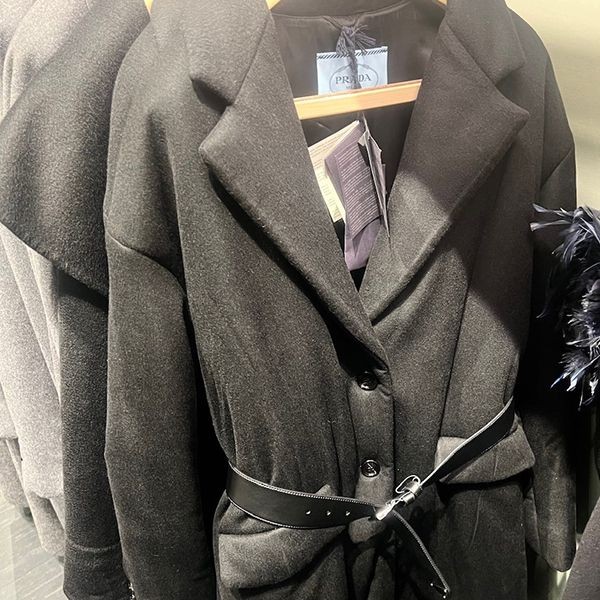 ☆プラダ☆上質カシミア＆バージンウールダウンコート 偽物 P626PK