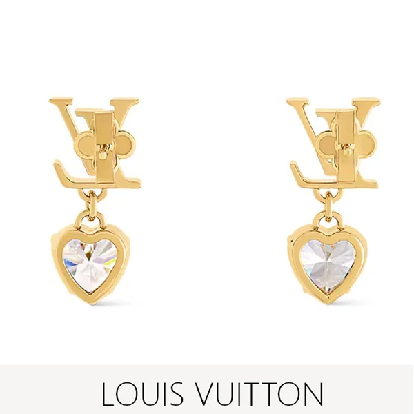 ☆安い☆新作》ルイヴィトンコピー／ピアス LV アイコニック ハート ジルコン M02385