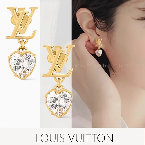☆安い☆新作》ルイヴィトンコピー／ピアス LV アイコニック ハート ジルコン M02385