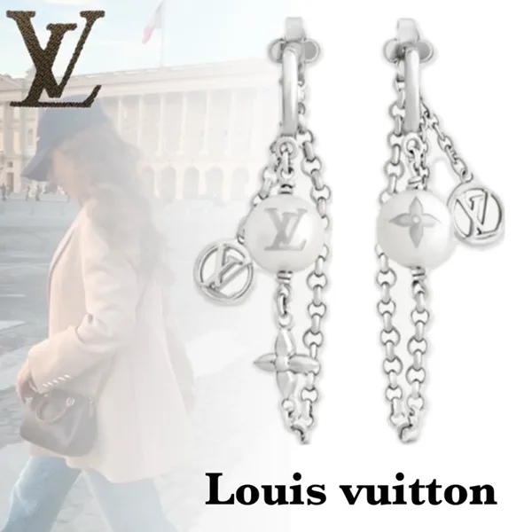 N級品ルイヴィトン 偽物★ ピアス LV ミックス チェーンズ M02514