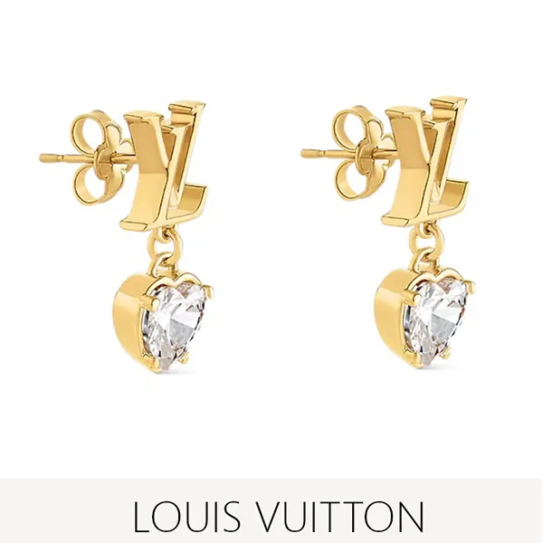 ☆安い☆新作》ルイヴィトンコピー／ピアス LV アイコニック ハート ジルコン M02385