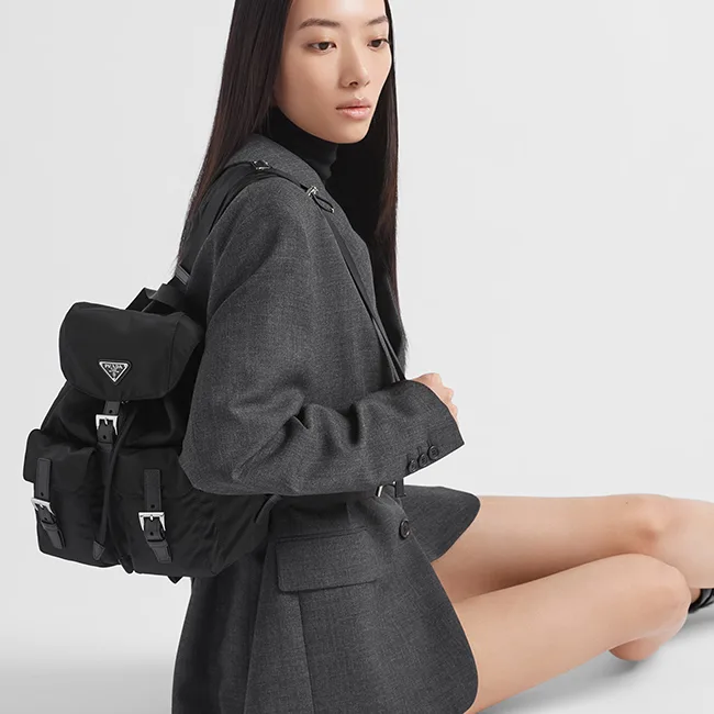 [通販]プラダ スモール Re-Nylon コピー バックパック 1BZ677