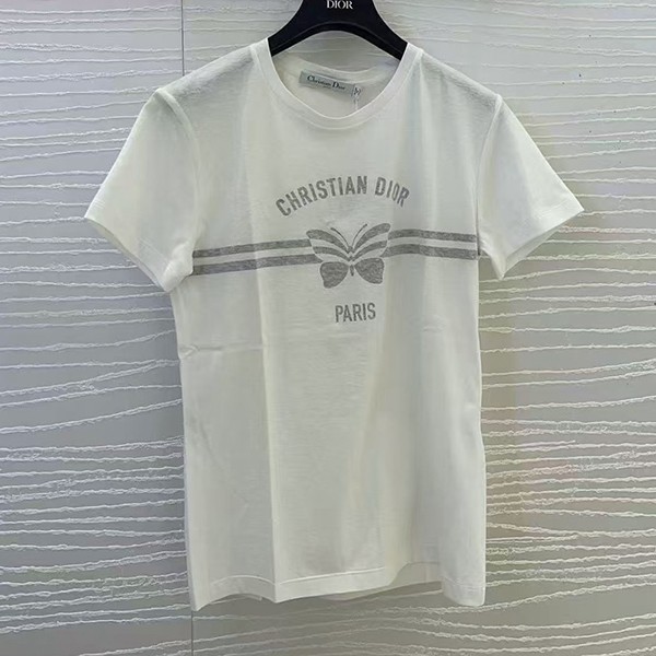 ☆安い☆ディオール コットン Tシャツ コピー ホワイト 523T39A4229_X0930