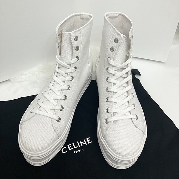 今季新作SALE!! 数量限定セリーヌ トリオンフ 厚底ハイカットシューズ コピー sl995844