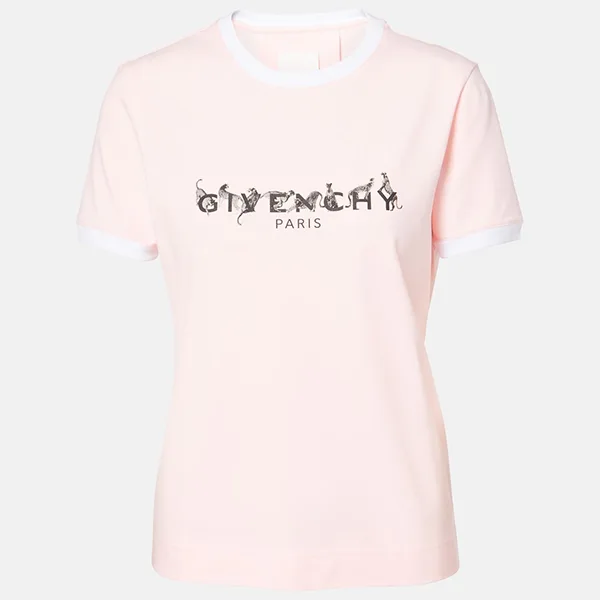 【ジバンシィ コピー】リンガーコットン混ジャージーTシャツ 2色 gtv25191