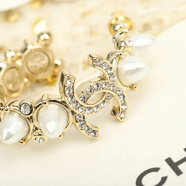 シャネル フープピアス スーパーコピー パール AB7631
