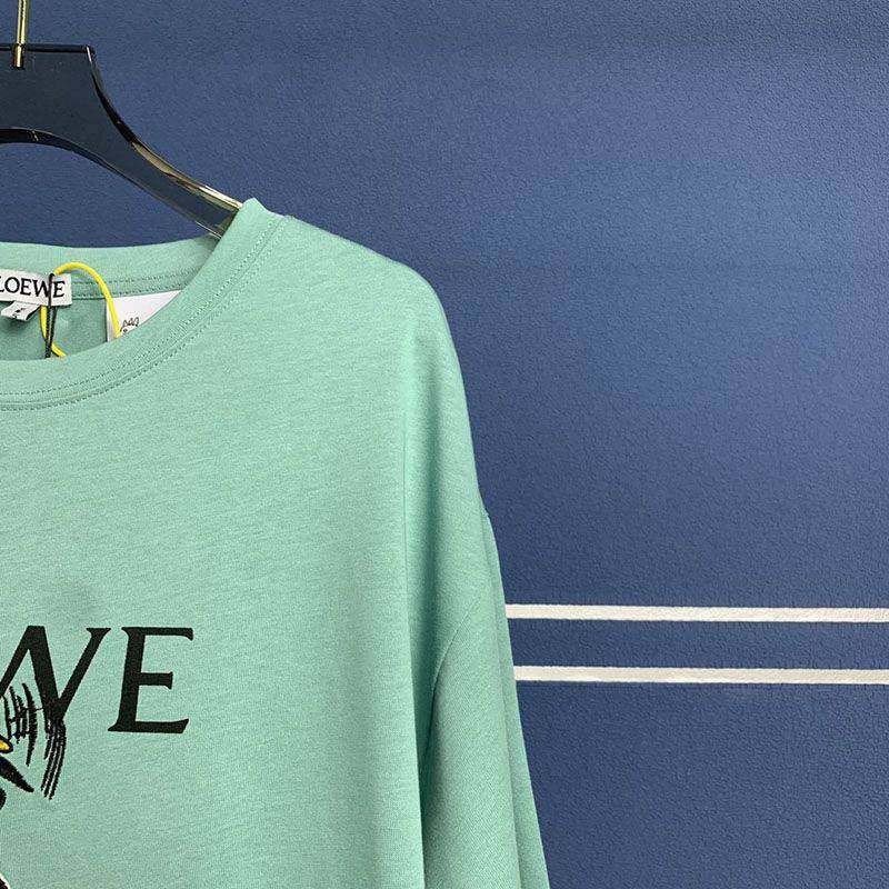 ロエベ×ジブリ ハエドリ クルーネックTシャツ w25032801