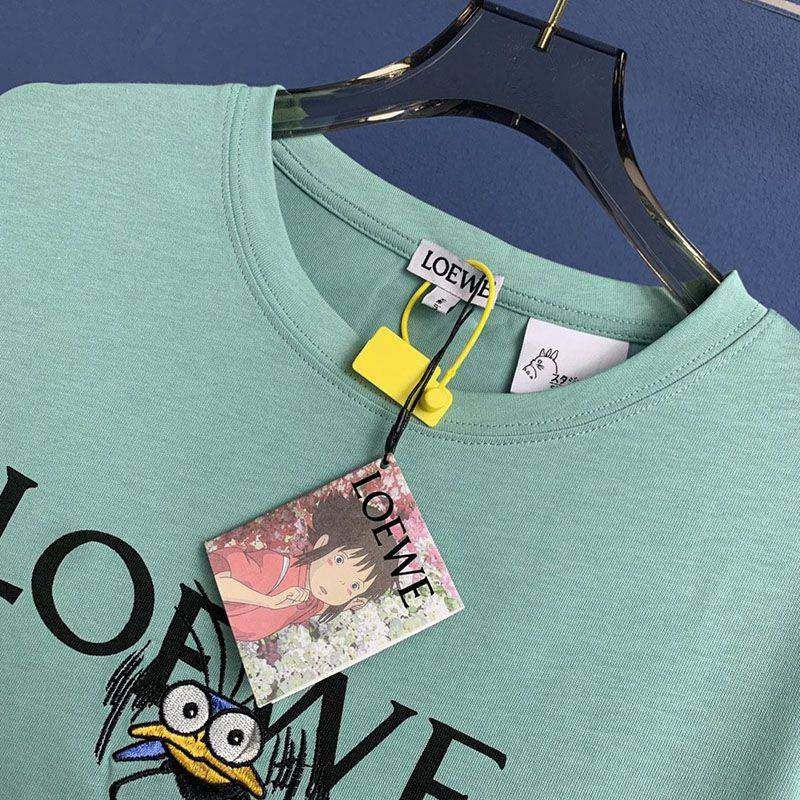 ロエベ×ジブリ ハエドリ クルーネックTシャツ w25032801