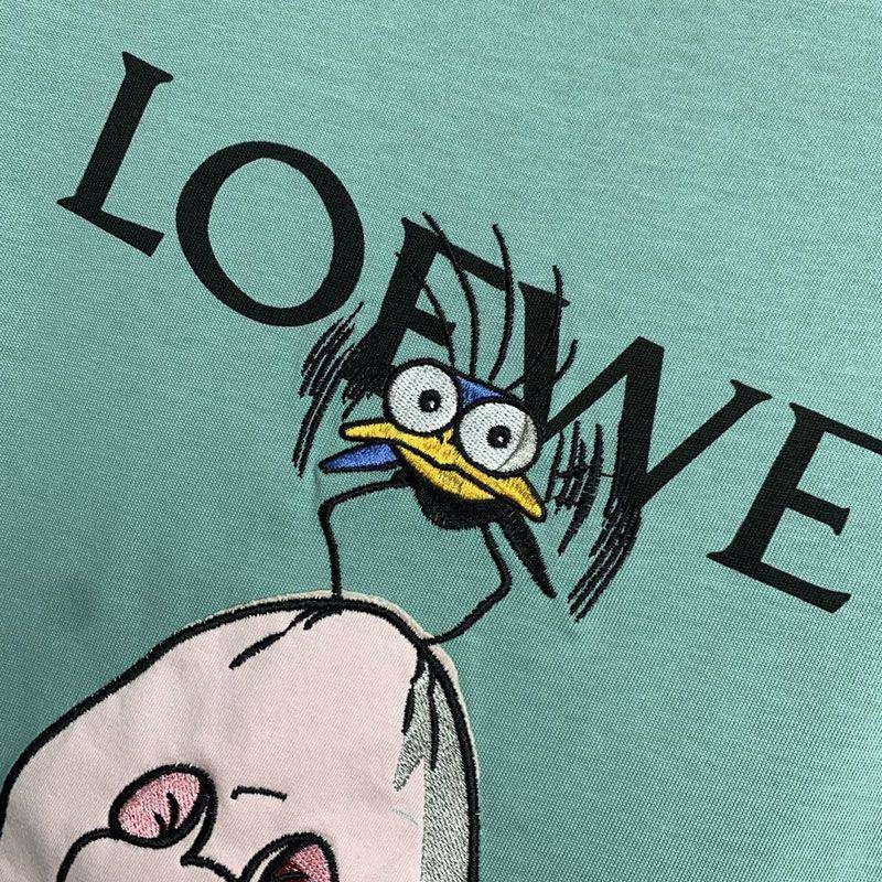 ロエベ×ジブリ ハエドリ クルーネックTシャツ w25032801