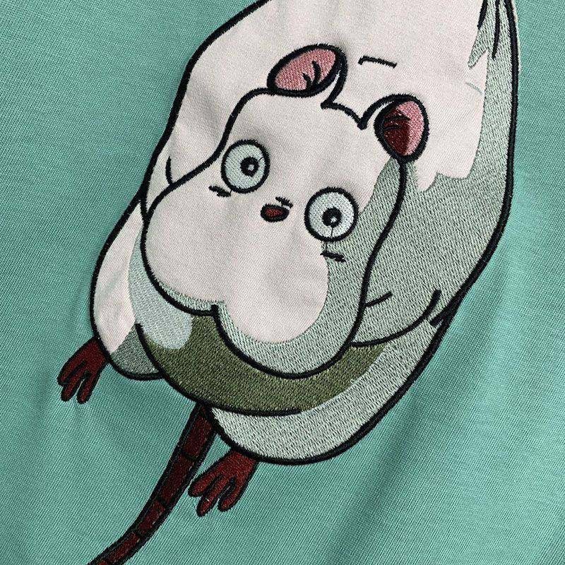 ロエベ×ジブリ ハエドリ クルーネックTシャツ w25032801