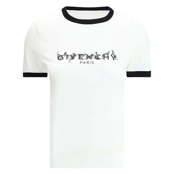 【ジバンシィ コピー】リンガーコットン混ジャージーTシャツ 2色 gtv25191
