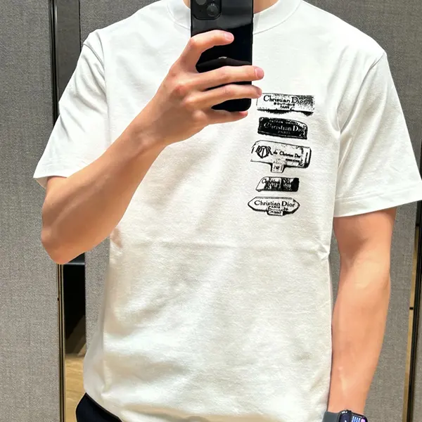 ディオール Archives Labels コットン Tシャツ コピー 513J696A0677