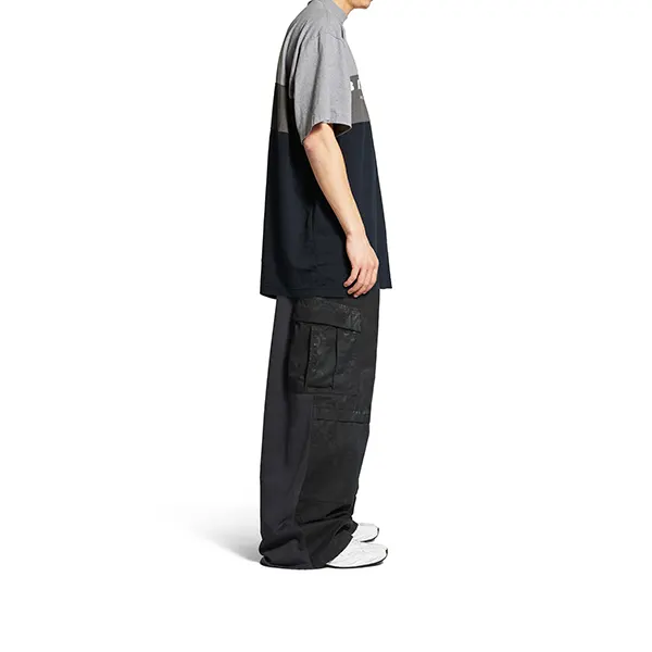 バレンシアガ Tシャツ n級品 ロゴ 半袖 ブロック 744439TSVB11300