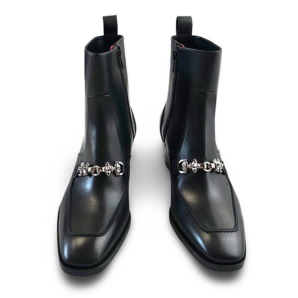 追跡付クリスチャン ルブタン MAYERSWING FLAT CALF ブーツ 偽物 cl25310