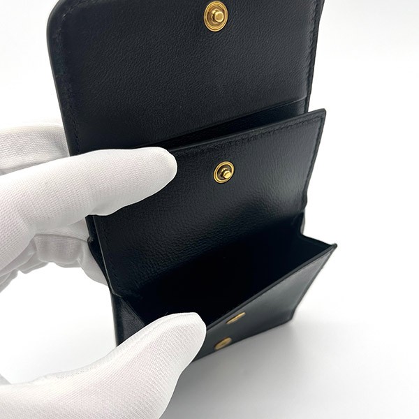 残り僅かバレンシアガ 二つ折り財布 コピー BLACK 594216 2AAXQ 1000