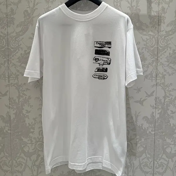 ディオール Archives Labels コットン Tシャツ コピー 513J696A0677
