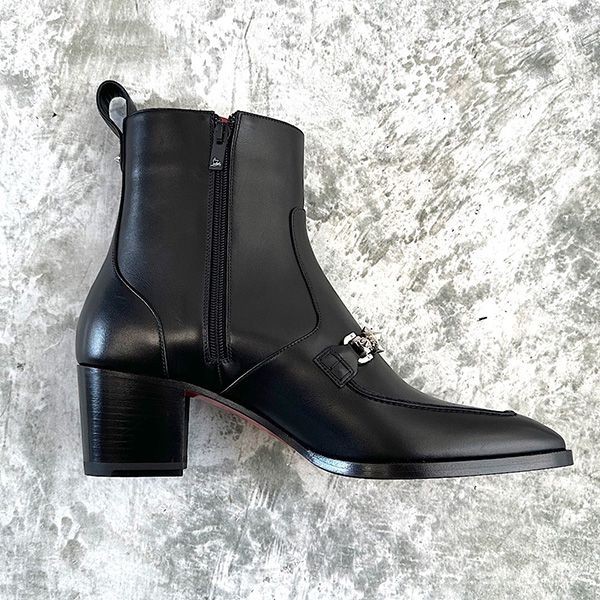 追跡付クリスチャン ルブタン MAYERSWING FLAT CALF ブーツ 偽物 cl25310