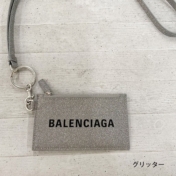 バレンシアガ ネックストラップ付カードコインケース コピー 25031309