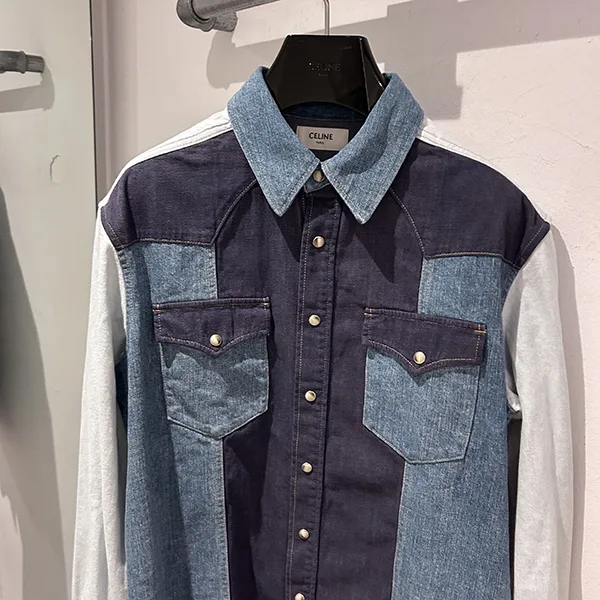 セリーヌ デニムシャツ コピー 2T353521T.08SH