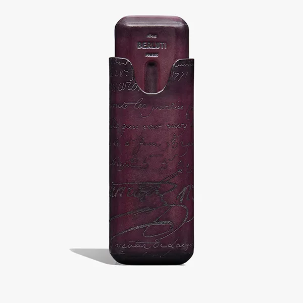 ベルルッティ スクリット レザー2シガーケース コピー GRAPES お洒落メンズに
