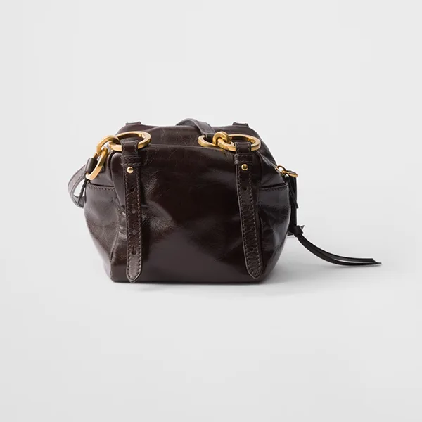 ユニークなデザインプラダ 並行輸入品 Dangle レザー トップハンドル ミニバッグ 3色 pld3251155