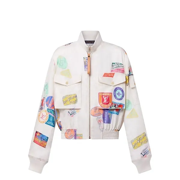 上品高見え■ルイヴィトン トラベルパッチボンバージャケット 1AHGE2