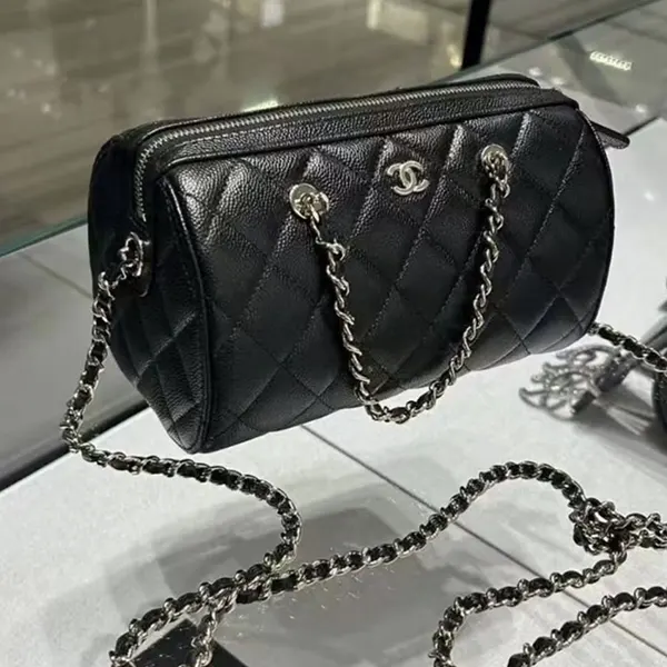 【収納力もあり♡】シャネル ミニボストンバッグ 偽物 AP4474 B10583 C3906