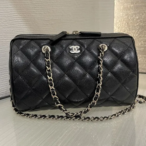 【収納力もあり♡】シャネル ミニボストンバッグ 偽物 AP4474 B10583 C3906