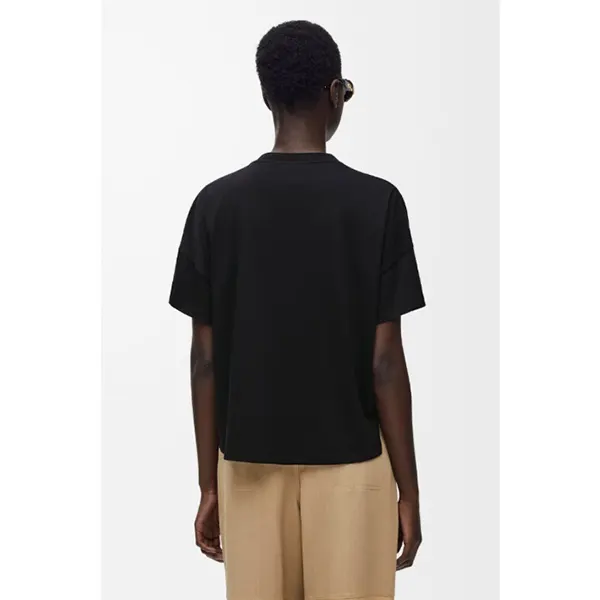 トレンド感たっぷりロエベ ボクシーフィット ロゴ Tシャツ S616Y22X59