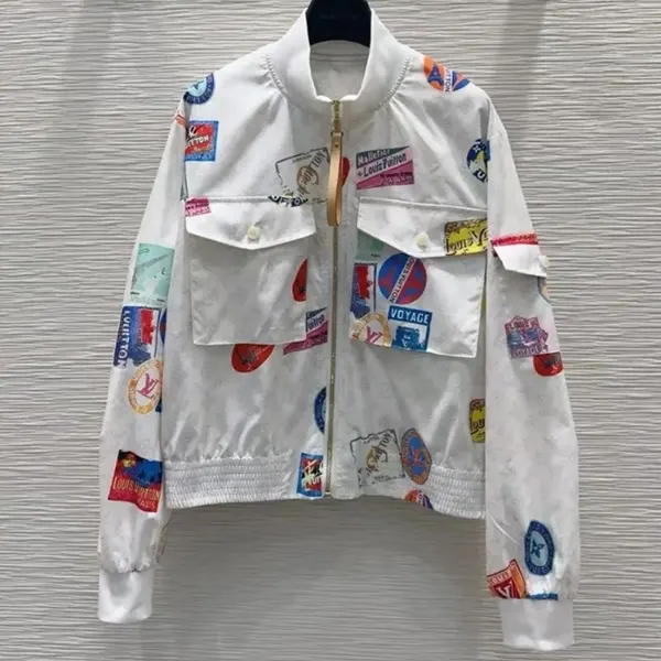 上品高見え■ルイヴィトン トラベルパッチボンバージャケット 1AHGE2