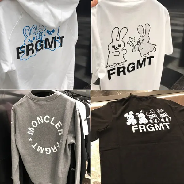 【最終セール価格！】限定コラボ【モンクレール x FRGMT 偽物】バックロゴTシャツ☆2色 K109U8C00002M3265999