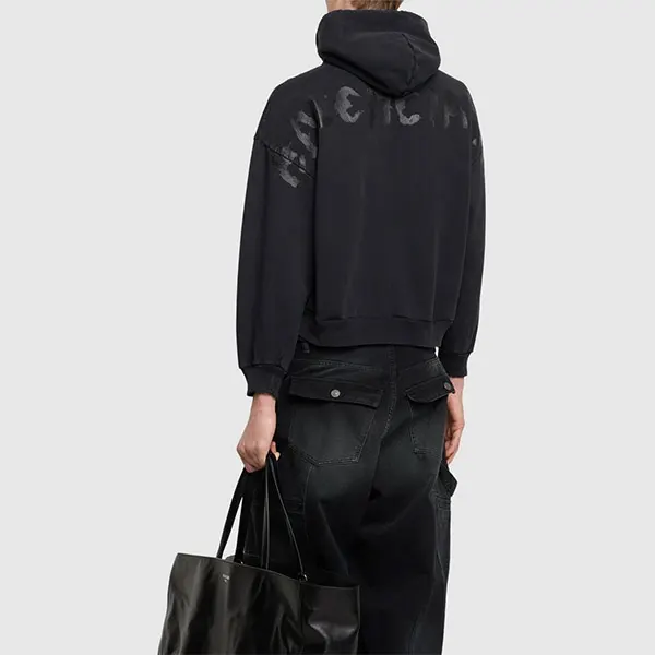 【ブティック】＊バレンシアガ パーカー 偽物＊Painted ジップ Hoodie アーキタイプフリース 803264TRVU11041