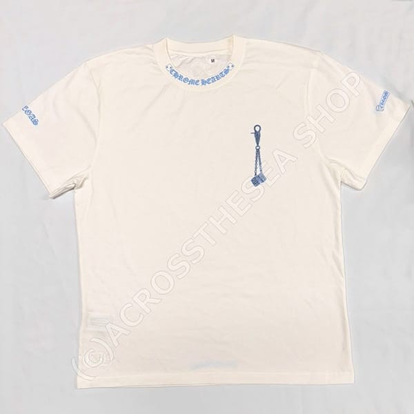★クロムハーツ N級品 ラスベガス ファウンテンブルー 限定 半袖 TEE 256132