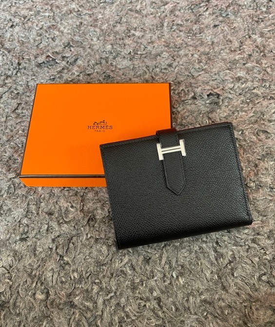 2020【エルメススーパーコピーBearn"Porte-cartes et monnaie"】Pour HOMME/NOIR  1106b213