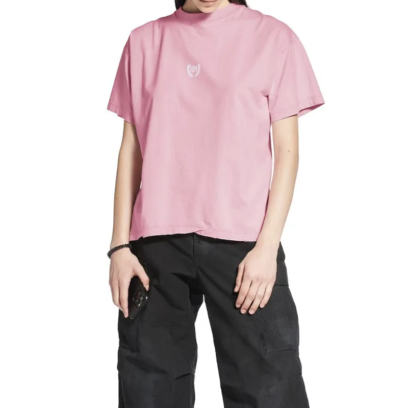 【追跡付き発送で安心】バレンシアガ Laurel Classic Boxy Tシャツ パロディ ドライジャージー 2色 blsj1514215
