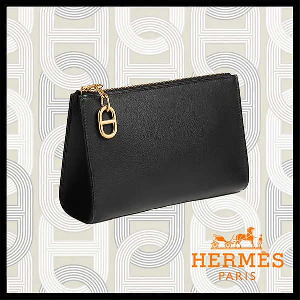 《エルメス コピー》希少ポーチ シェーヌダンクルZipengo PM H084326CC89