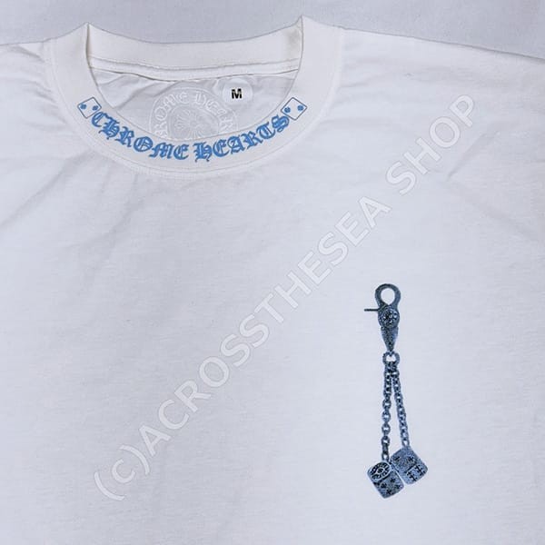 ★クロムハーツ N級品 ラスベガス ファウンテンブルー 限定 半袖 TEE 256132