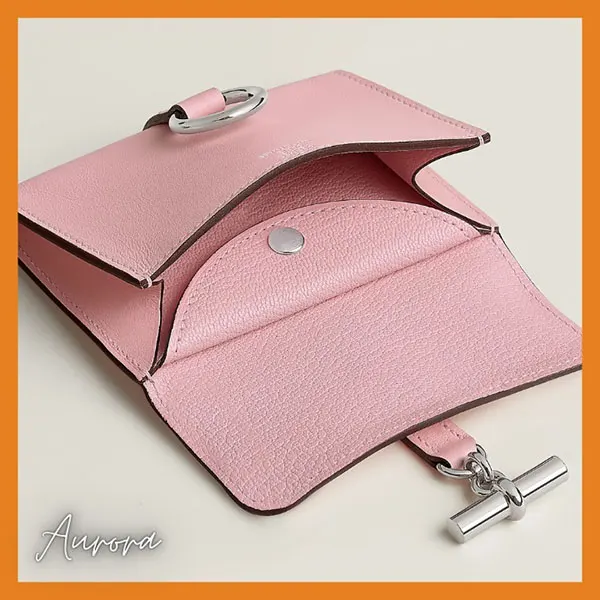 【専門店】レア[エルメス]グレナン コンパクト 折りたたみ財布 偽物 ローズサクラ H086439CK3Q