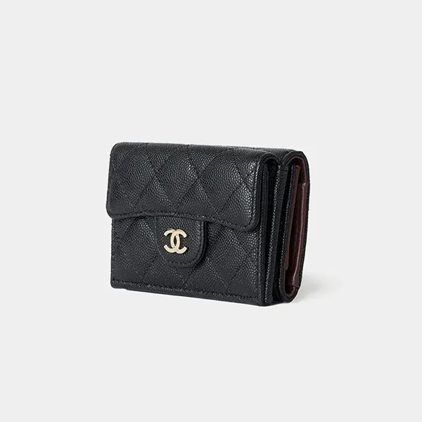 シャネル 偽物♡三つ折り財布 キルティングレザー AP0230 Y33352