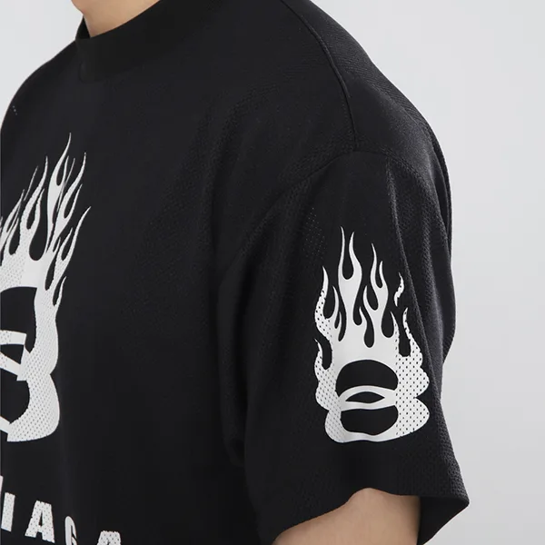 2025SS★バレンシアガ★バーニング ユニティ オーバーサイズ Tシャツ 偽物 bl2572