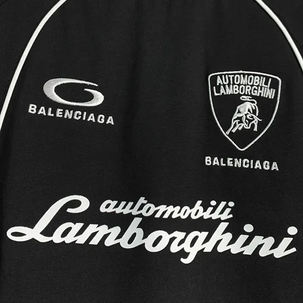 バレンシアガ × Lamborghini Oversized サッカーTシャツ w25070404