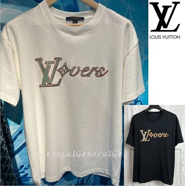 【夏にさわやか★】ルイヴィトン ロゴTシャツ コピー 2色 LV04161
