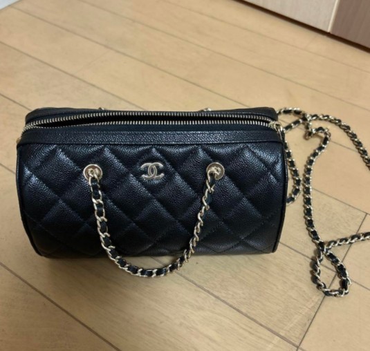 【収納力もあり♡】シャネル ミニボストンバッグ 偽物 AP4474 B10583 C3906